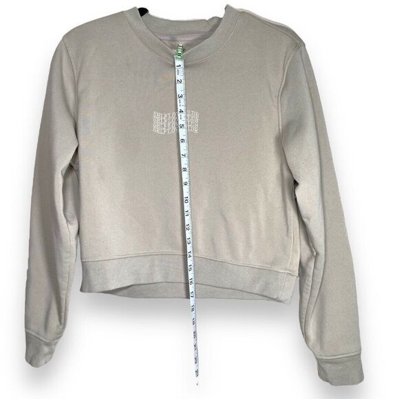 Brooklyn Cloth Tan Self Love Club Cropped Crewneck And Shorts Women’s Medium - Picture 2 of 13